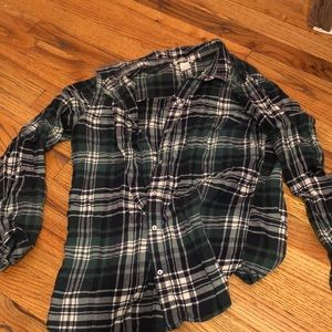Blue and Green Flannel